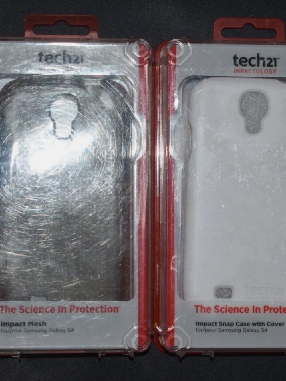 Tech21 Samsung Galaxy S4 Phone Cases – Impact Mesh & Impact Snap with Cover, D3O